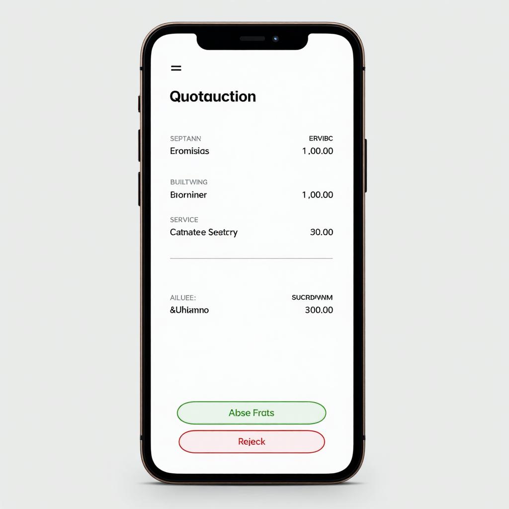 Quotation Preparation & Digital Approval